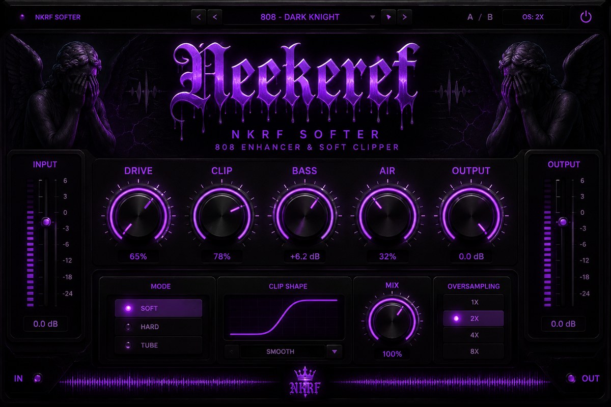 Interface do plugin NKRF Softer